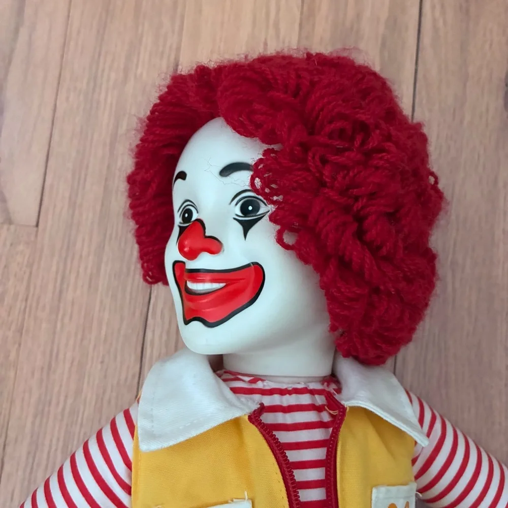 RARE New Vintage Clown RONALD MCDONALD, Doll, 1984, McDonald’s, 17 inch